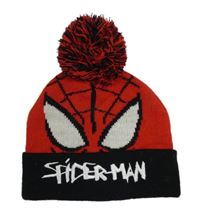 Červeno-černá čepice s bambulí - Spiderman Primark