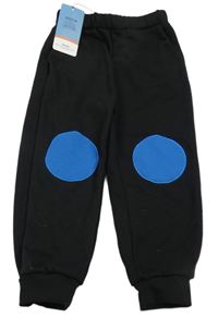 Nové - Černé tepláky s nákoleníky - Blippi Shein