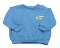 Modrá mikina s nápisem M&S