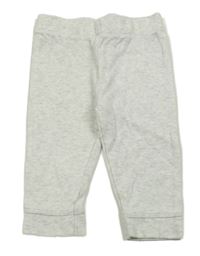 Světlešedé melírované lehké tepláky