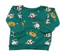 Zelená mikina s míči Primark