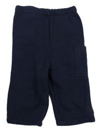 Tmavomodré tepláky s kapsou