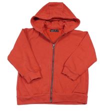 Červená propínací mikina s kapucí Next