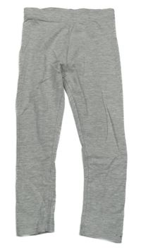 Šedé melírované legíny George