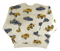 Béžová mikina s auty Primark