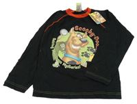 Nové - Černé triko se Scooby-Doo