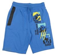 Modré teplákové kraťasy s Black Pantherem Primark