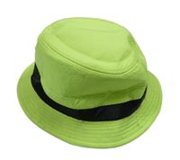 Neonově zelený klobouk