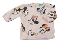 Světlerůžová mikina s Minnie Disney