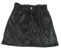 Černá koženková sukně H&M