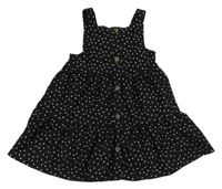 Černé puntíkaté lehké šaty Primark
