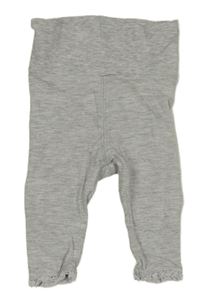 Šedé melírované legíny s krajkou H&M