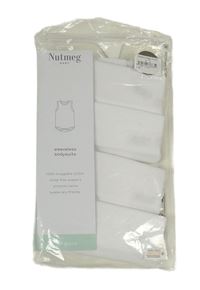 4set - 4x bílé body Nutmeg