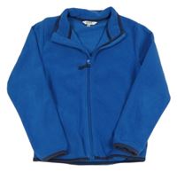 Tmavomodrá fleecová propínací mikina 