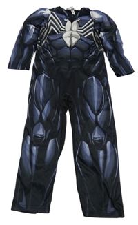 Kostým - černo-šedý overal s pavoukem - Venom George