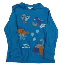 Modré triko s diny C&A