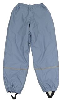 Světlemodré voděodolné podšité kalhoty 