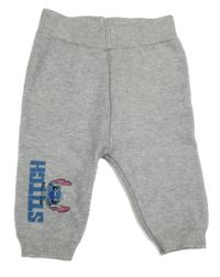Šedé úpletové tepláky se Stitchem Primark