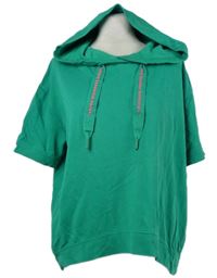 Dámské zelené mikinové tričko s kapucí S. Oliver 