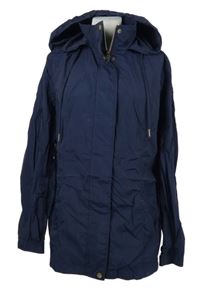 Dámská tmavomodrá šusťáková parka s kapucí Bonprix 