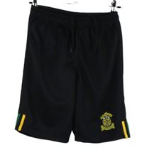 Nové - Pánské černé fotbalové kraťasy s erbem 