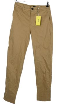 Nové - Dámské béžové plátěné chino kalhoty Hugo Boss 