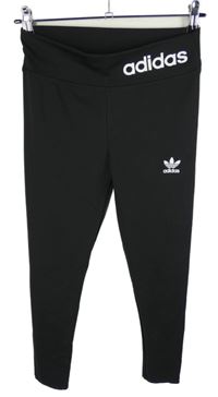 Dámské černé sportovní legín s logem Adidas 