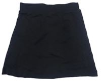 Černá bavlněná sukně se všitými kraťasy Nutmeg