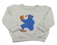 Světlešedá mikina s Elmo Zara
