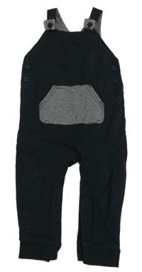 Černé laclové tepláky s kapsou George