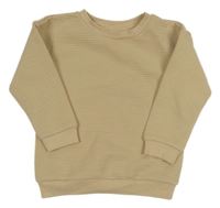 Béžová žebrovaná mikina Primark