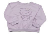 Lila mikina s Hello Kitty H&M