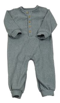 Tmavomodro-bílý pruhovaný overal George