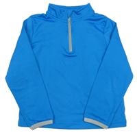 Modrá sportovní funkční mikina Crane