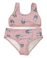 Světlerůžové dvoudílné plavky s Bluey H&M