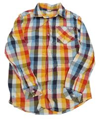 Barevná kostkovaná košile S. Oliver
