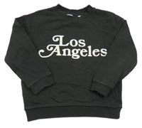 Antracitová mikina s nápisem H&M