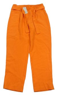Oranžové culottes kalhoty River Island 