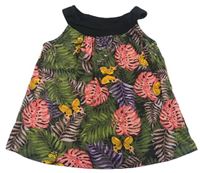 Khaki top s listy zn. C&A