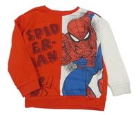 Červeno-bílá mikina se Spider-manem Marvel