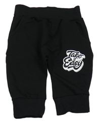 Černé teplákové pumpky s nápisem zn. Bam Bam