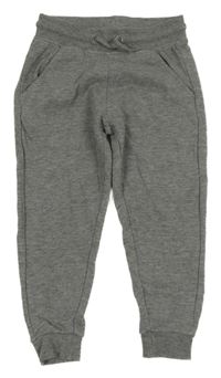 Šedé melírované tepláky Nutmeg