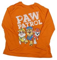 Oranžové triko s Paw Patrol Nickelodeon