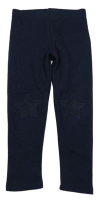 Tmavomodré zateplené legíny Next