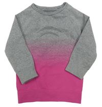 Šedo-růžové funkční spodní triko Lupilu