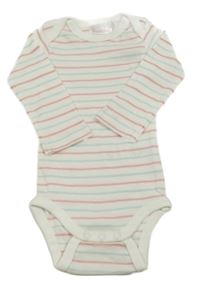 Bílo-barevné pruhované body 