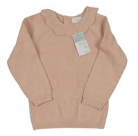 Nové - Světlerůžový svetr s límečkem Primark