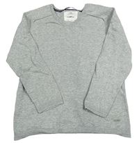 Šedý melírovaný svetr ZARA