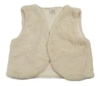 Smetanové kožešinové podšité bolérko Topolino