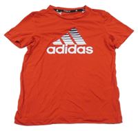 Červené funkční tričko Adidas